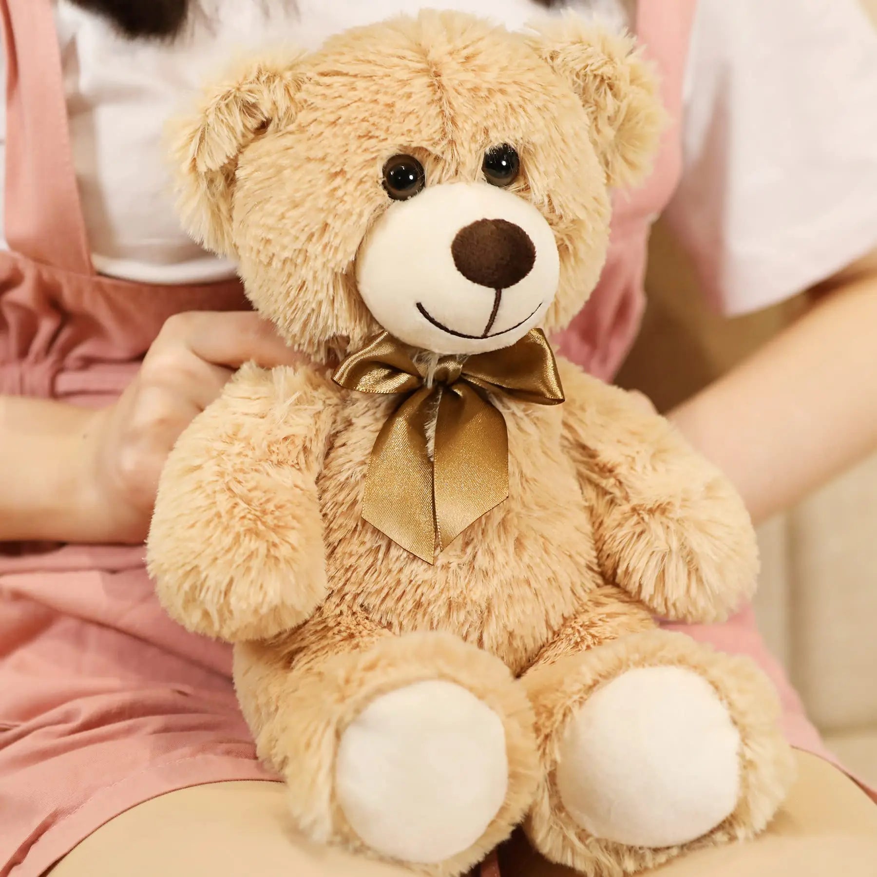 14in 35cm Cute Stuffed Animal Plush Toys Super Soft Small Teddy Bear Doll for Kids Boys Girls Birthday Christmas Valentine's Day