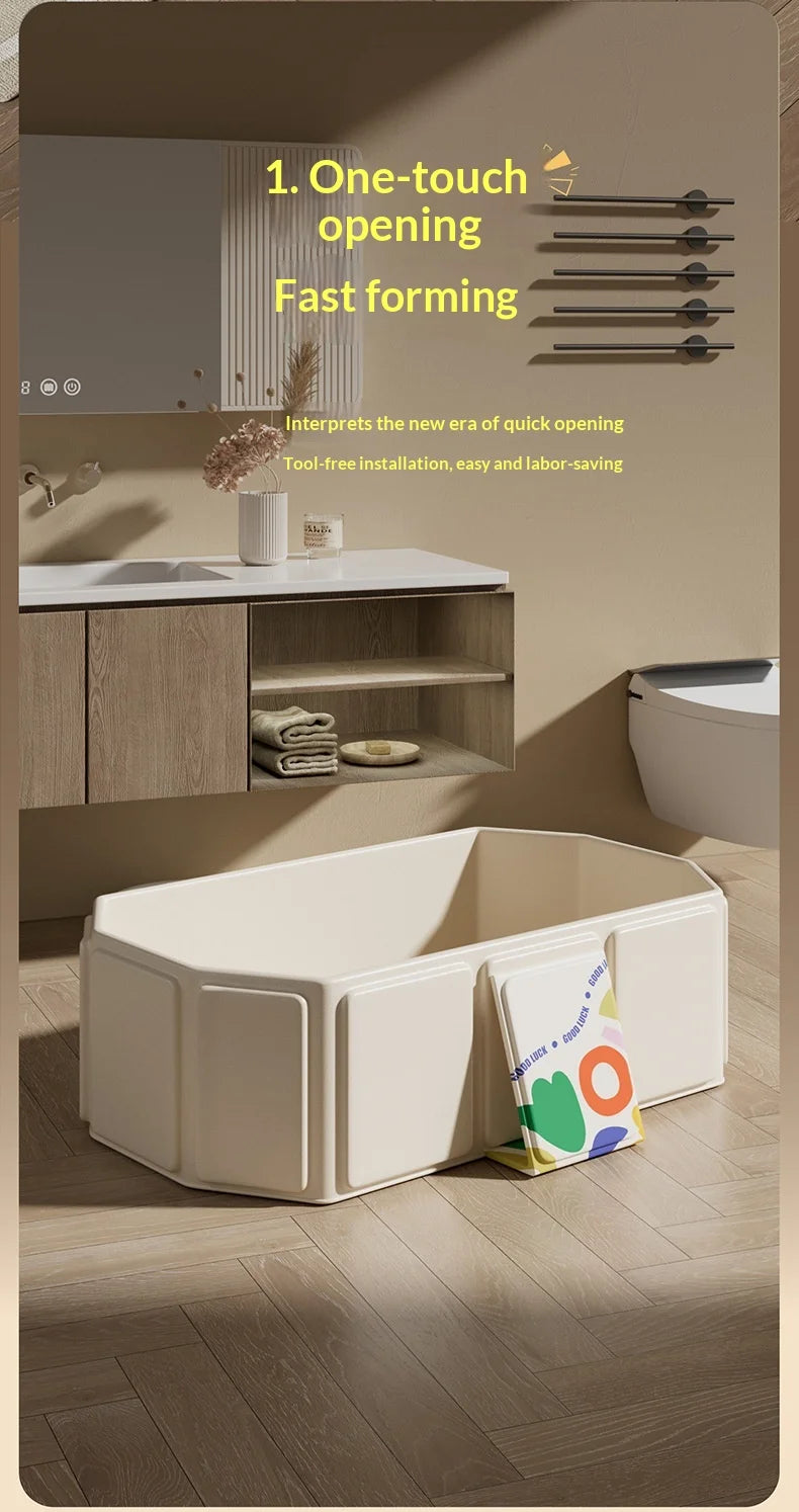 Large Baby Bathtub 0-5 Year Old Children Foldable Tub Babies Sit Lie Down All-in-One Newborn Bathing Basin Keep Warm Baby Tubs