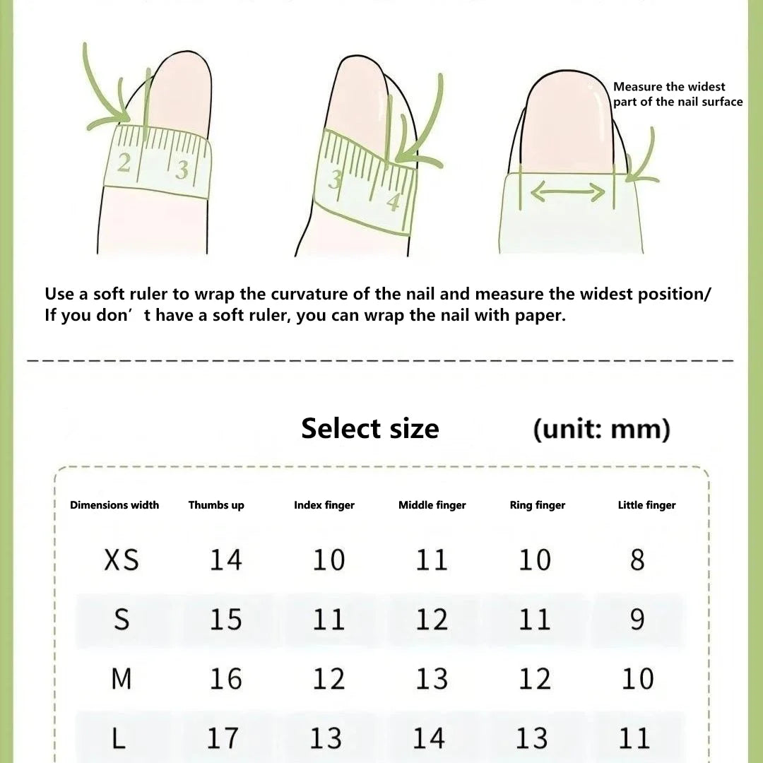 NEEDY GIRL OVERDOSE KAnge Nail Art Press-On Nails Anime Cartoon Game False Nail Removable Sweet Girls Decoration Birthday Gift